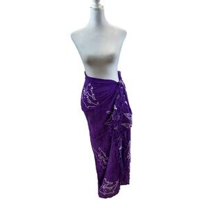 Like New Purple Sarong Wrap for Women